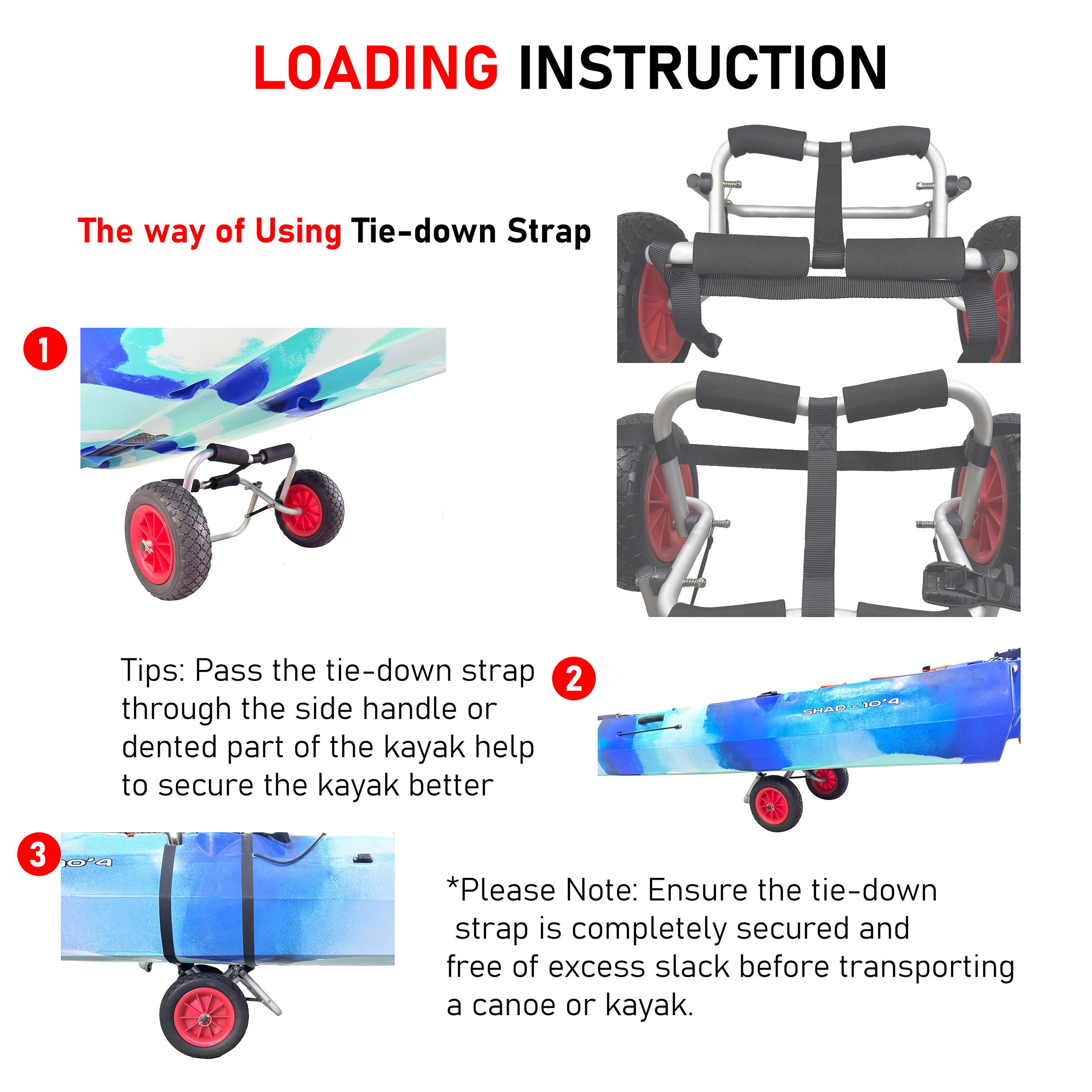 Light weight Kayak Cart 