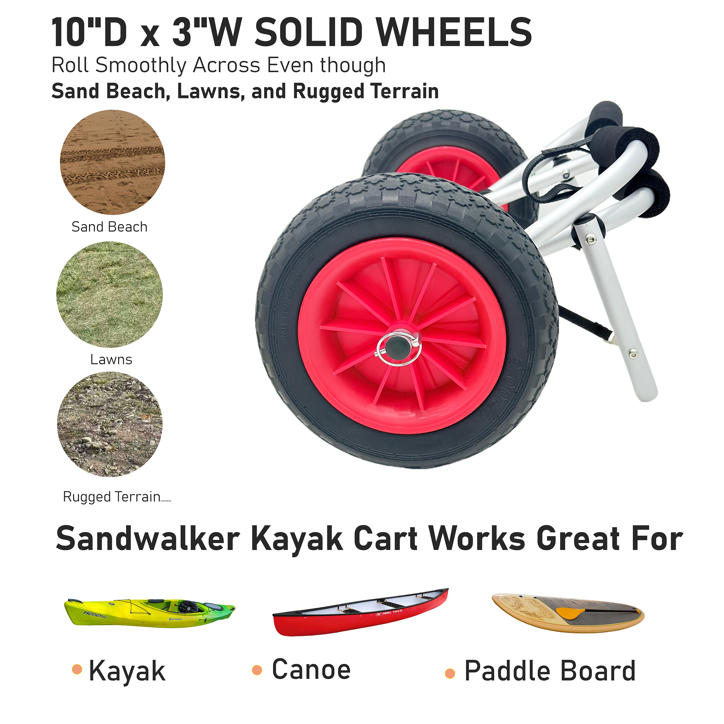 Light weight Kayak Cart 