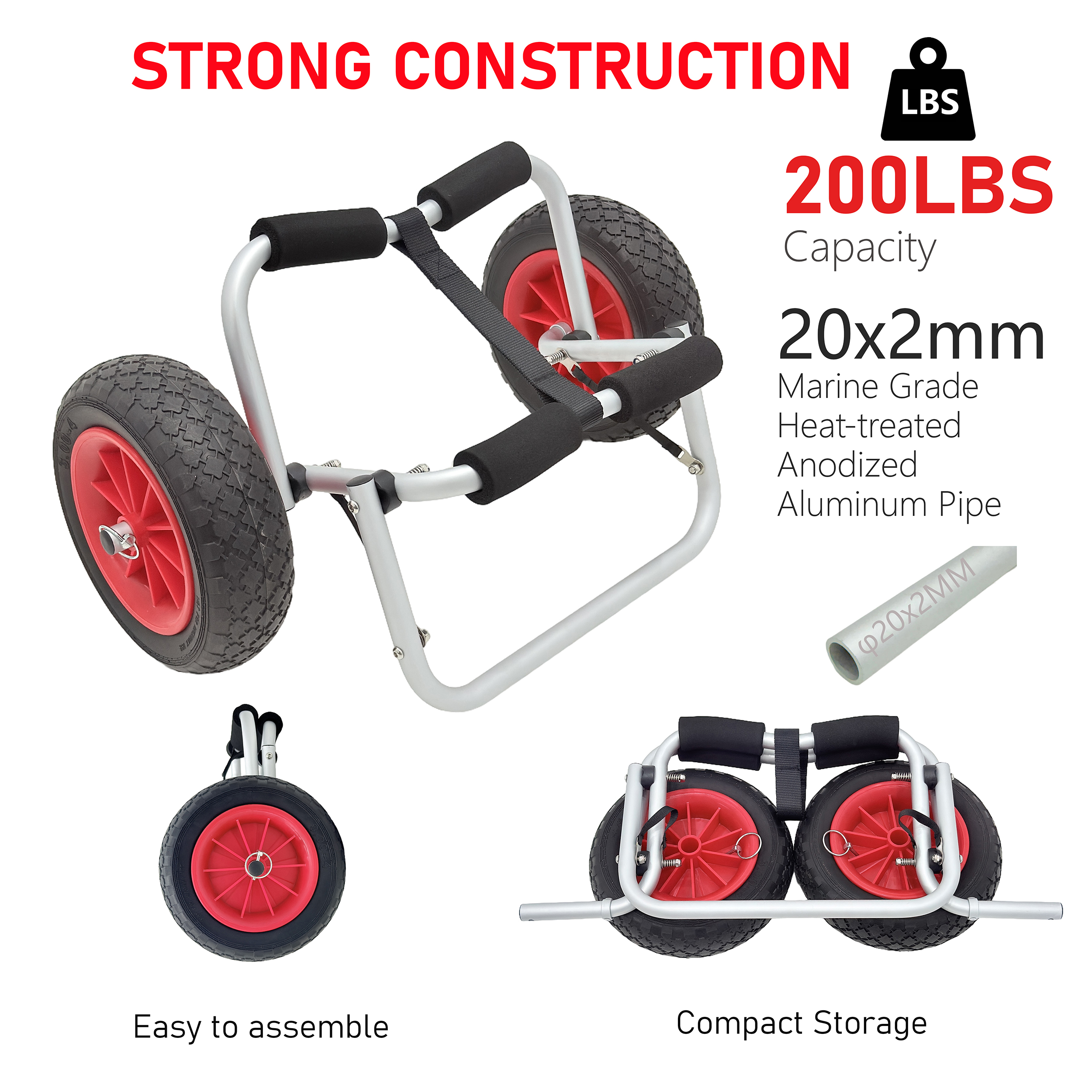 Light weight Kayak Cart 