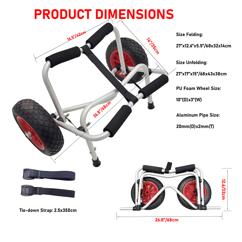 Foldable Kayak cart KTB 